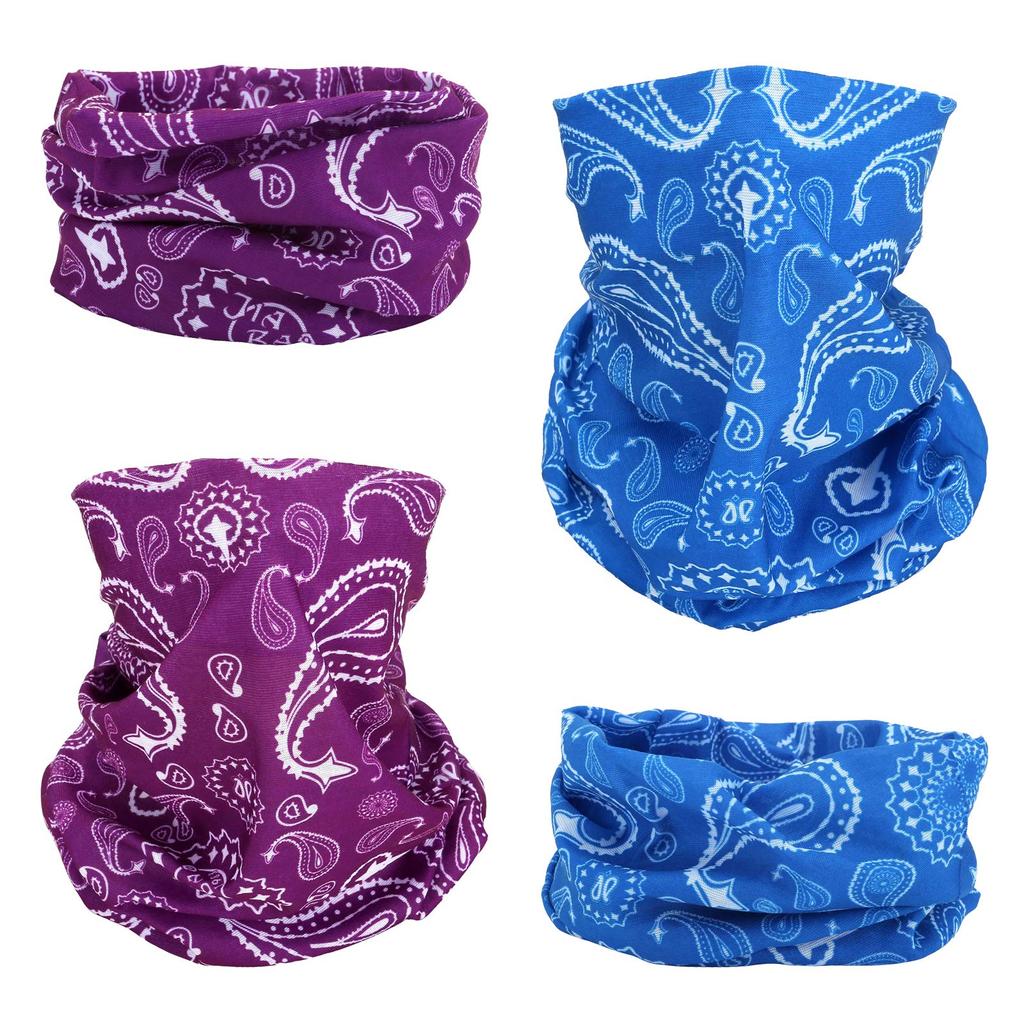 8 Cashew Nut Flower Headband Bandana Balaclava Half Face Mask Shield Head Hair Scarf Neck Gaiter Hat Multipurpose Breathable Reusable Washable for