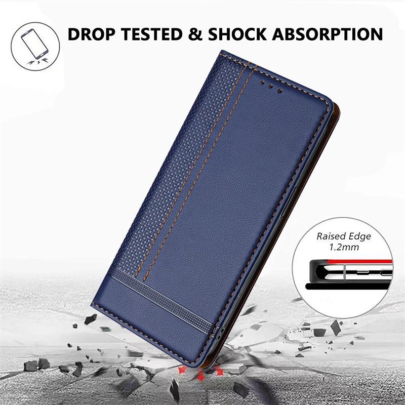 Leather Case for Realme Narzo 50i Prime 60 70 Pro 60X 70X N53 N55 N63 N65 V11 V13 V23 Q3 Q3i Note 50 4G 5G Protective Flip Wallet Cover