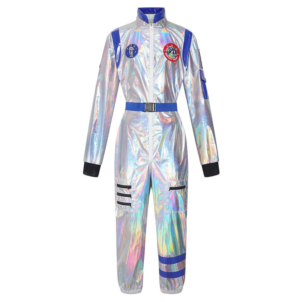 Astronaut Cosplay Suit For Adults And Kids With Polyester Fabric For Halloween And Anime Role Play