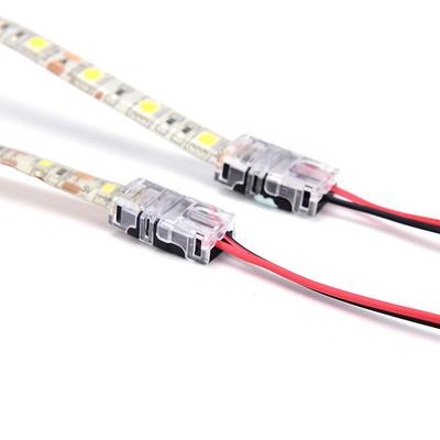 1 / 5 Stück 2-Pin 8 mm / 10 mm mit Lichtanschlusskabel Praktischer LED-zu-Draht-Anschluss