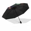 1pc Sonic the Hedgehog Automatic Opening/Closing Umbrella - Portable 3-Fold Design with 8-Bone Iron Frame - Outdoor Umbrella - Ideal Gift for Fans, Tr