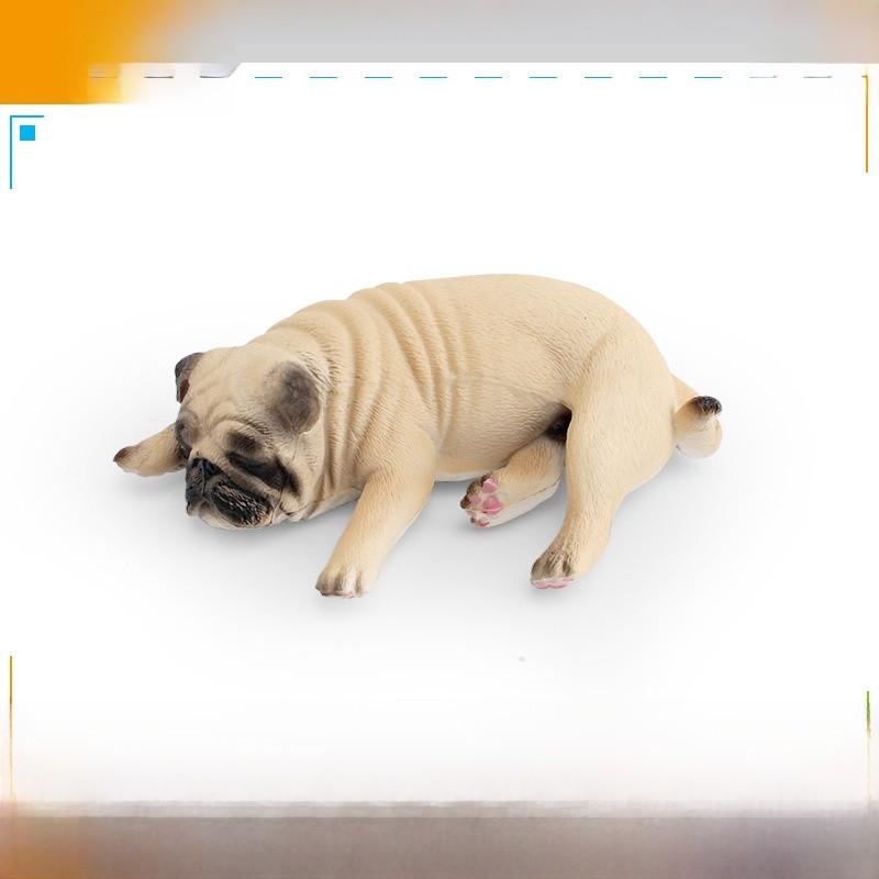 Pug Dog Pvc Model Toy For Childrens Educational Play And Home Decor