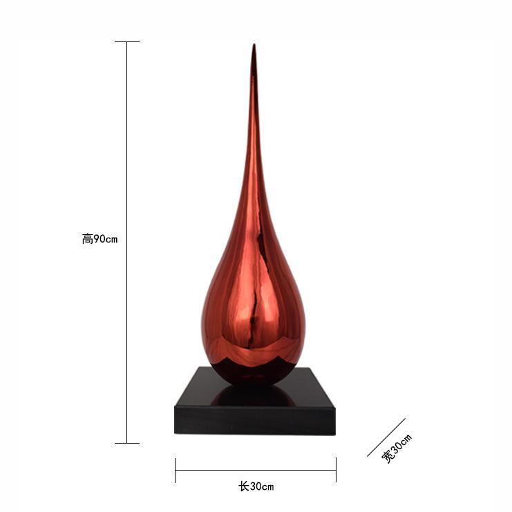 

Украшения для дома Скульптура для дома Аксессуары Статуя творческой личности в скандинавском стиле Офис Спальня Гостиная Украшения в виде капли воды