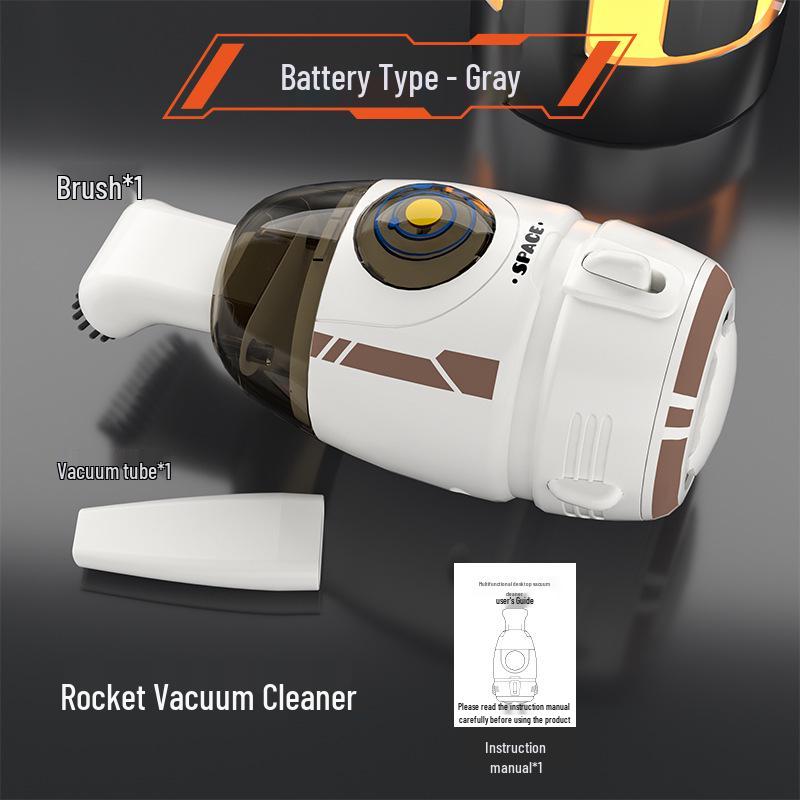 Portable USB-Charged Cartoon Mini Desktop Vacuum Cleaner