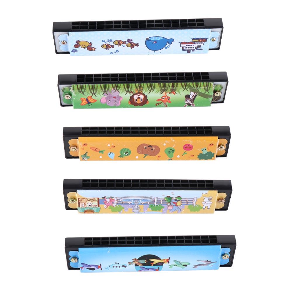 Metal 16 Holes Harmonica Educational Mouth Organ Painted Harmonica Teaching