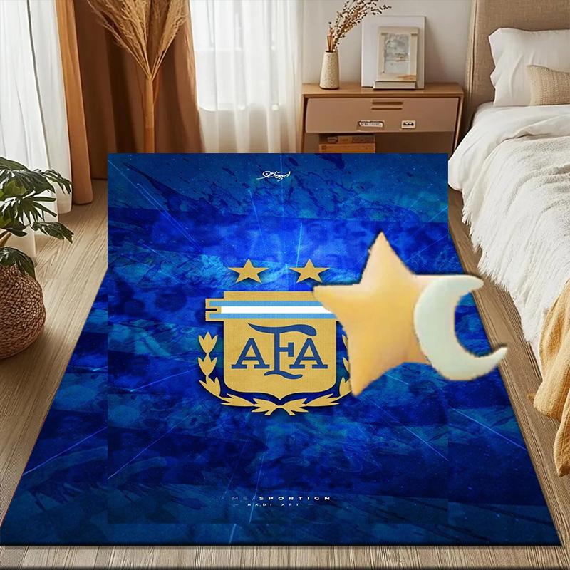 Argentina Football club Printed Office Carpet Chair Cushion  Entryway Rug, Rugs for Living Room, Bedroom Christmas gifts