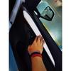 2Pcs/set Inner Front Door Trim Panel Armrest Wrap Cover ABS for Tesla Model Y 3