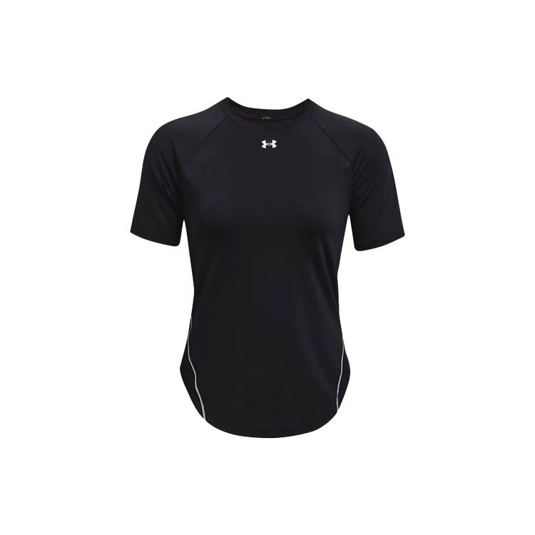 Under Armour Training Quick-Dry Breathable Knit T-Shirt Women Tops Black 1360864-001