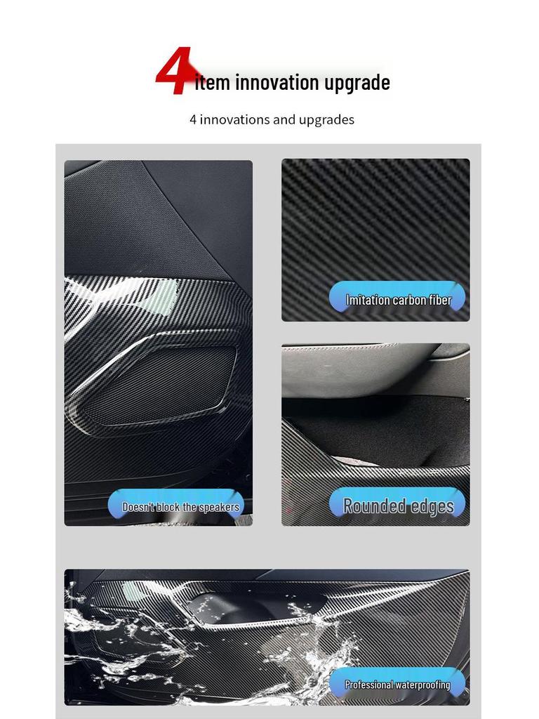 BMW 5 Series Door Anti-Kick Interior Decoration Accessories (2024-2025 Models)