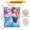 Disney Elsa and Anna Oil Painting Painting Art Handmade Diy Painting Home Decoration Gift