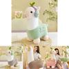 Cute Music Alpaca Plush Toy For Girls Home Decoration Gift Soft Short Plush Stuffed Animal
