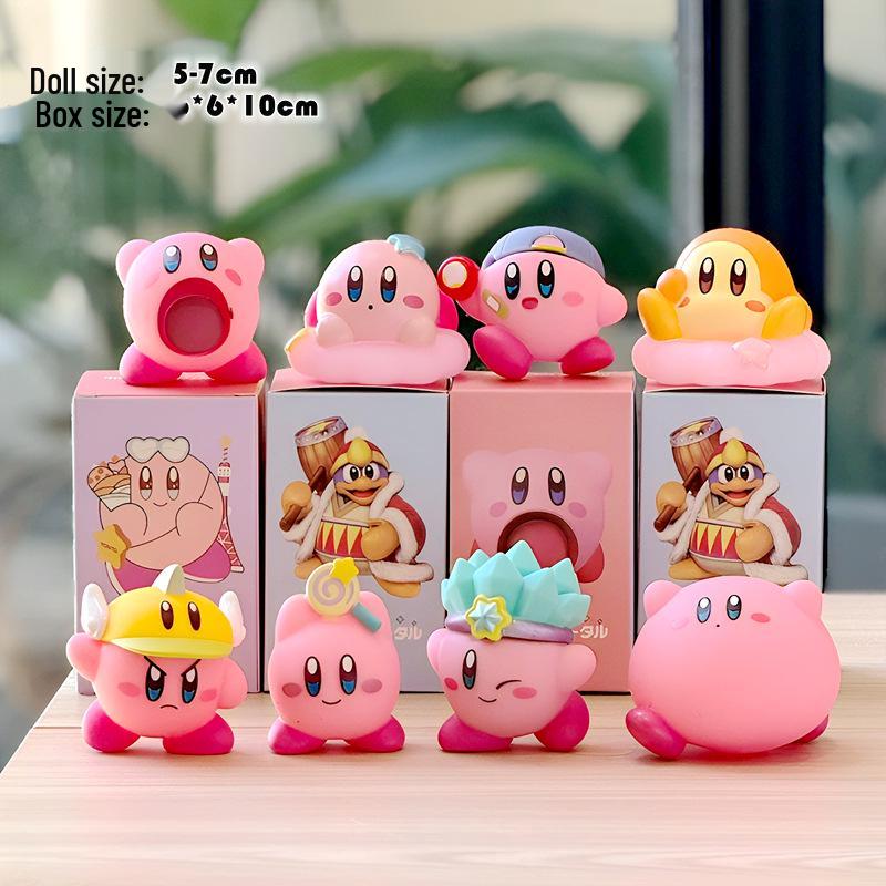 Kirby Anime Trendy Vinyl Figure Blind Box Toy – Internet Celebrity Birthday Gift for Kids