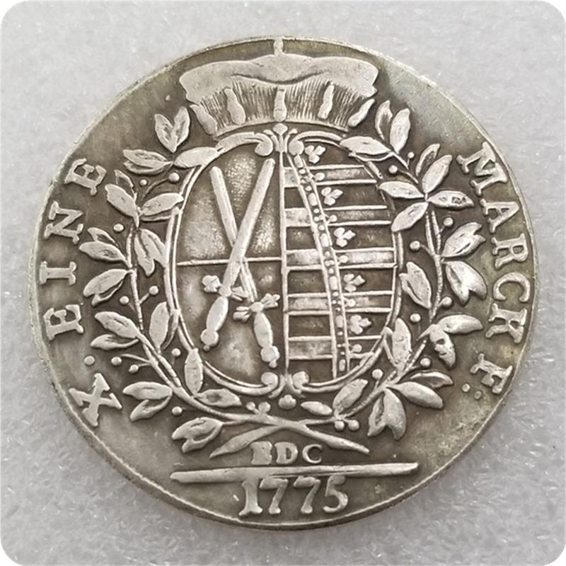 1775 German Commemorative Collectible Souvenirs Silver Coins