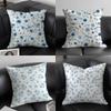 Fashion Small Florals Pillow Case Home Dorm Chair Back Short Plush Double-sided Printing Office Nap Time Cushion Cover
