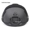 Second Gen Aluminum Alloy Tactical Helmet Base with Metal Mount Accessories