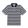 [Snowpeak] Cotton Stripe Polo T-shirt Navy (S25MMFPS49)
