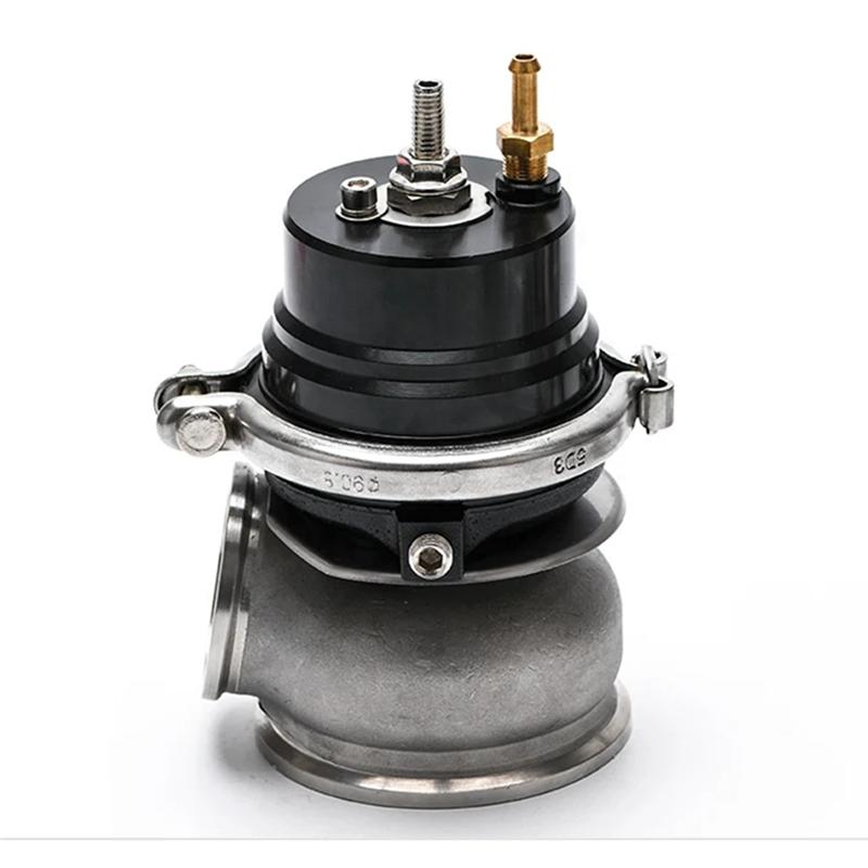 A28G-60Mm Wastegate Turbo External Kit With V-Band Flange And Clamp Universal Turbo External Waste Gate For Turbo Manifold
