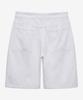 MINDBRIDGE [Couture] 9oz Doppelfalten Weiße Jeans-Halbhosen