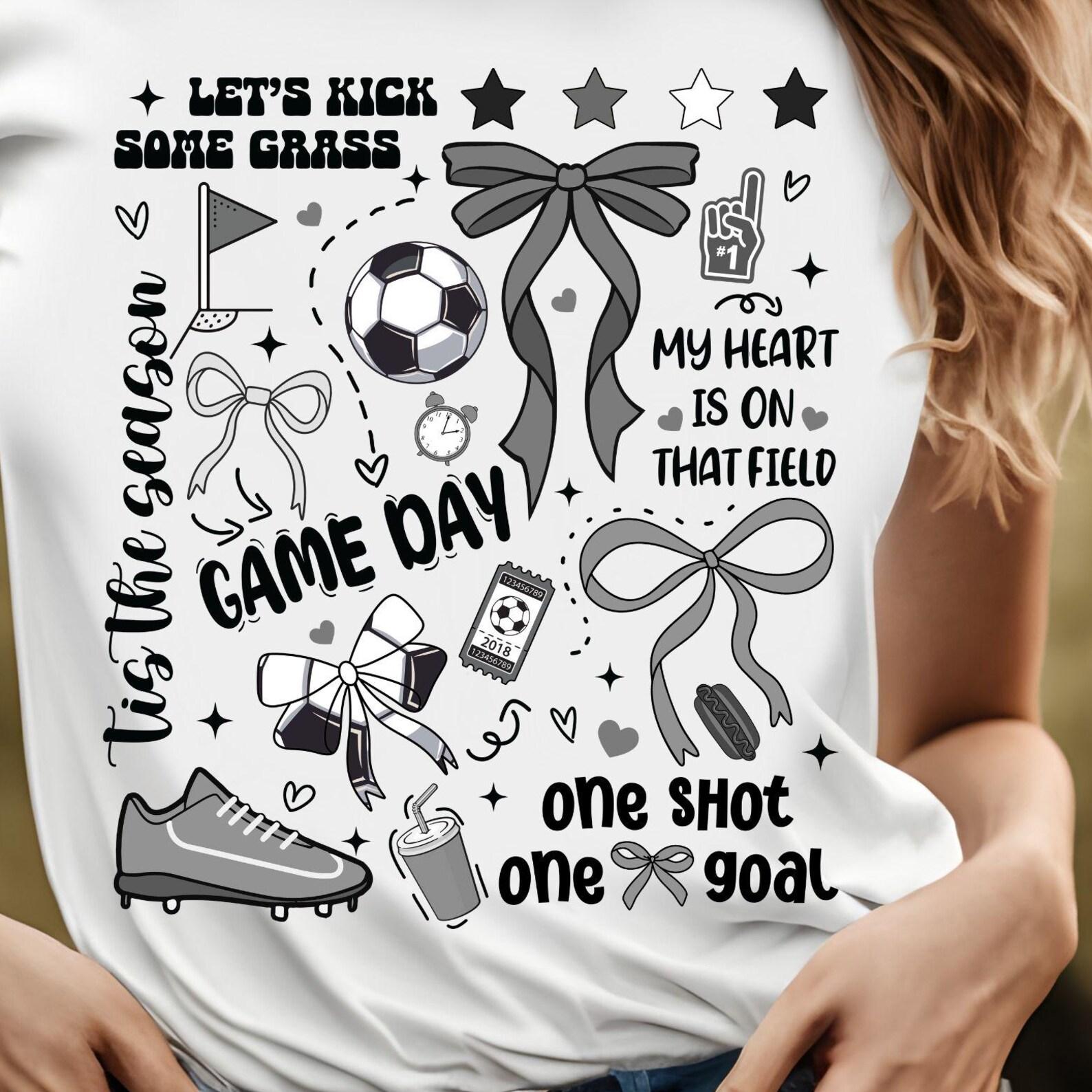 Soccer Collage Tee, Game Day Soccer Shirt - Gift for Coach, 7 Colors, Soccer Lover, Comfortable Casual Wear, Unisex Jersey Tshirt 2XL