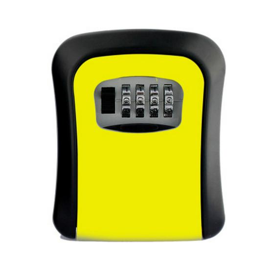 Wandmontierter Diebstahlsicherer Metallschlüsselkasten mit Katzenaugen-Dekoration und Passwortspeicher