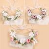 Comfortable Floral Hair Band With Adjustable Fit Natural Style Headpiece For Teens Adults Women Lightweight Design