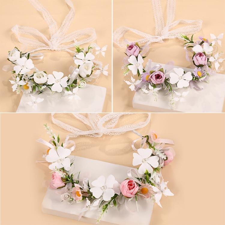 Comfortable Floral Hair Band With Adjustable Fit Natural Style Headpiece For Teens Adults Women Lightweight Design