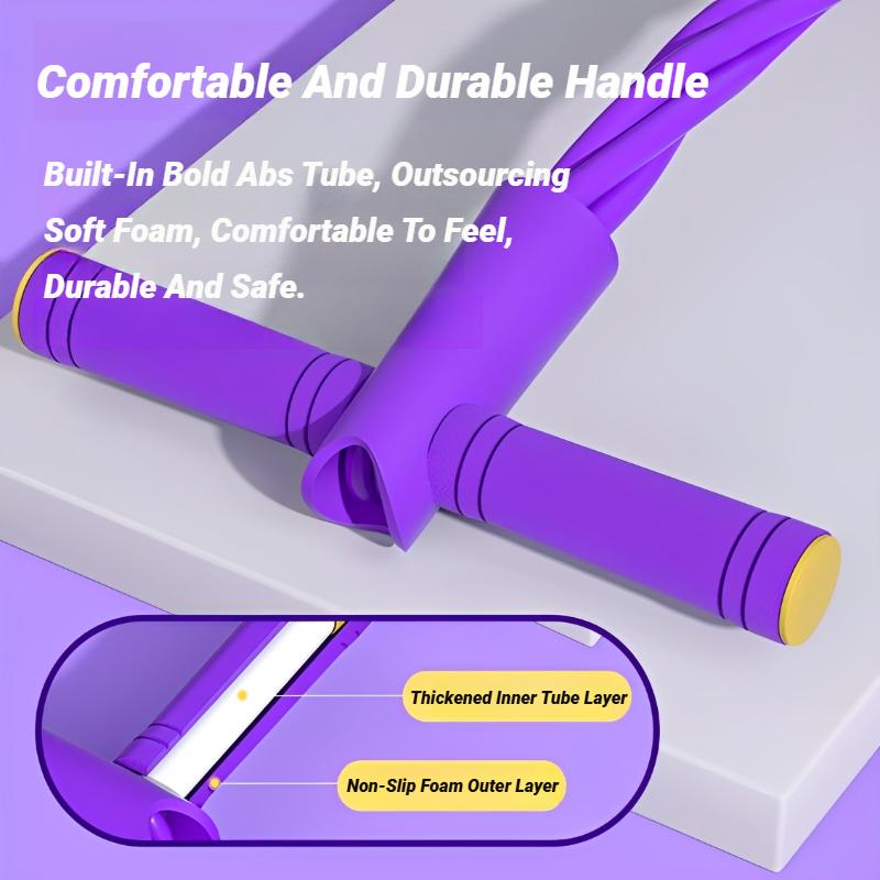 Four-Tube Tensioner Multi-Functional Fitness Yoga Band Abdominal Strengthening Elastic Rope Sit-Up Assistive Home Workout