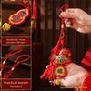 Gourd Blessing  Wind Chime Traditional Blessed Bag Pendant Lunar New Year Ornament  Festive Season