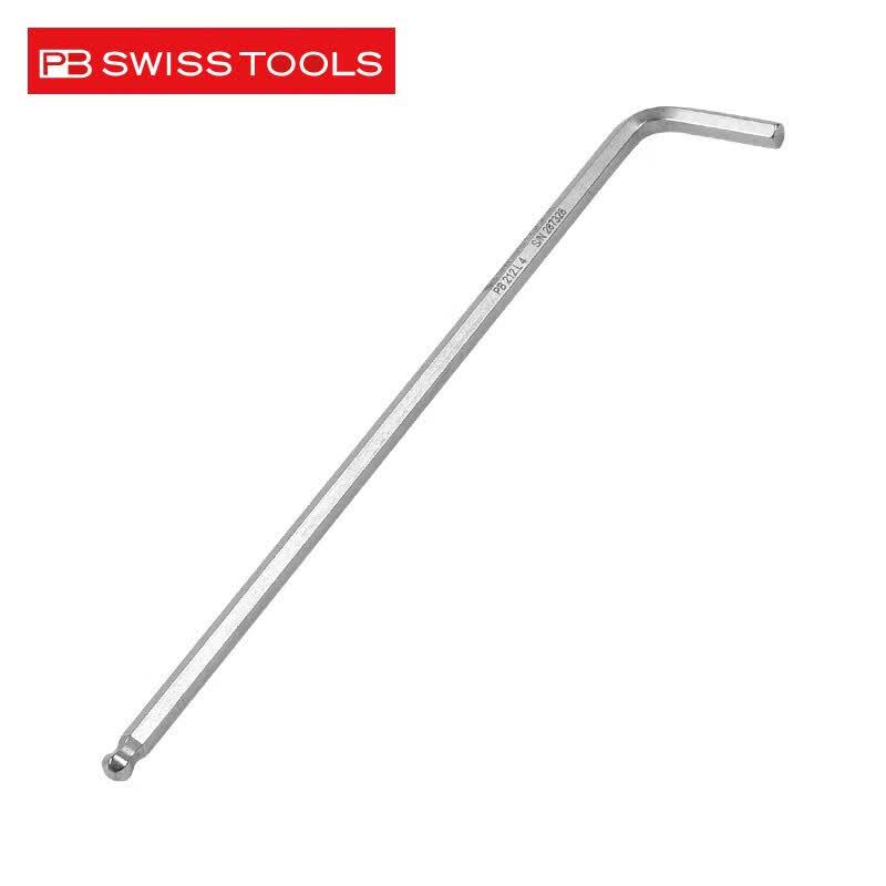 PB SWISSTOOLS Ball-Head Color Coded Long Hex Key Wrench 4mm
