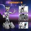 LEQUMOC Johnny No.5 Robots Number Five Figures Robot 387PCS Brick MOC Set Building Blocks Kits Toys for  Gifts Toys