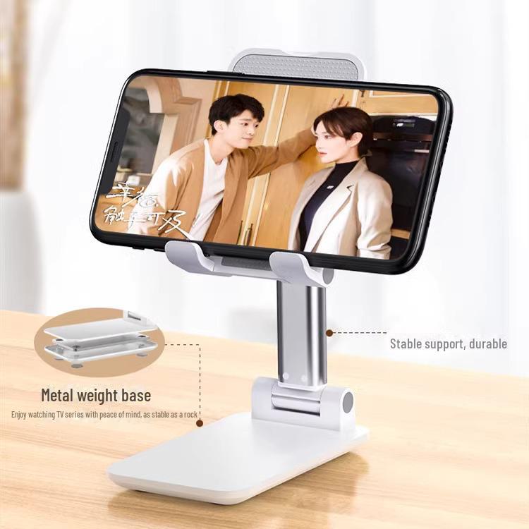 360° Rotating Foldable Phone & Tablet Stand - Portable Live Broadcast Holder