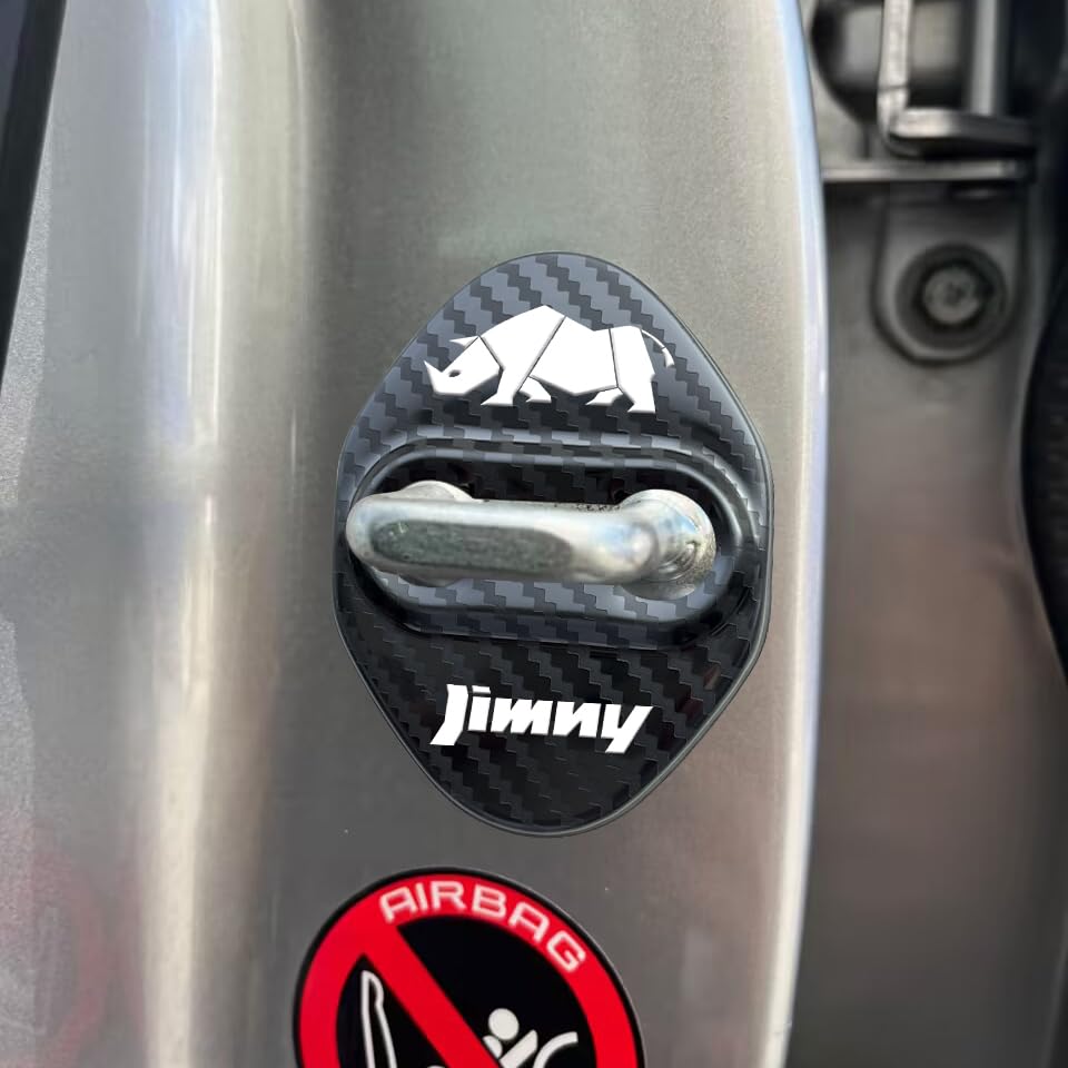 Jimny Fuel Filler Cap Fuel Cap Door Striker Door Lock Type Set Cover, Cover, Cover, Cover, Stick-On (Multicolor) [Used]