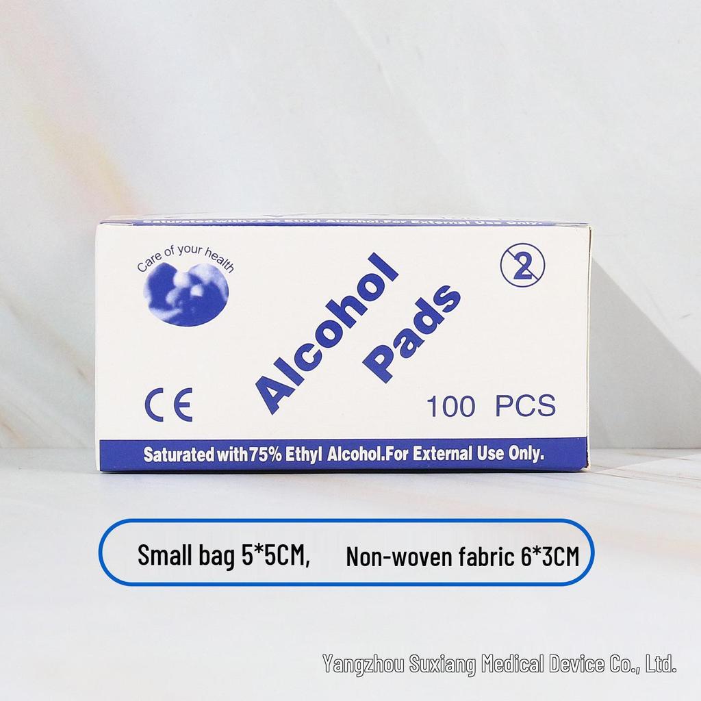 Disposable 75% Alcohol Cotton Pads for Cleaning Jewelry, Nail Art, and Mobile Screens