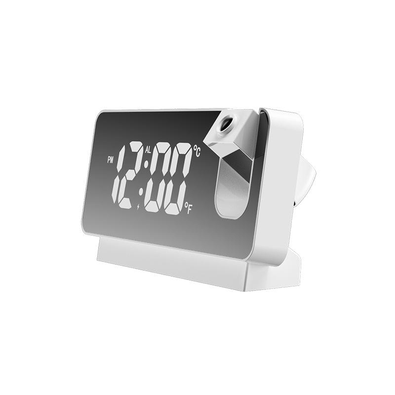 LED Projection Alarm Clock with Silent Snooze Feature