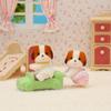 Sylvanian Family Chiffong Dog Twin Figur 5428, 1 st, populära koreanska leksaker