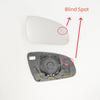 Car rearview mirror heated mirror with blind spot heating Car mirror OE87611-J9000 87621-J9010 For Hyundai KONA 2018-2023