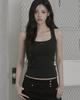 Kakipointeu Muted Tank Top (Charcoal)