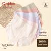 ODIFEN Women's Cotton Seamless High-Waist Briefs