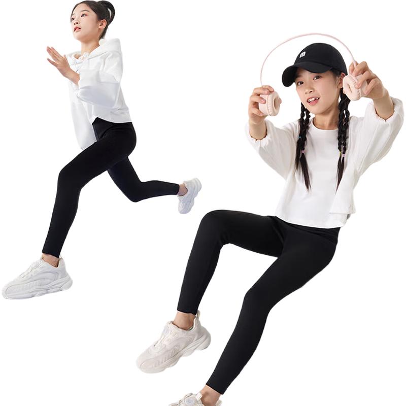 Girls  Cashmere Blend Double-Layer Fleece Lined Thermal Leggings 160