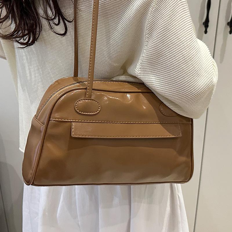 Spring and Summer Niche Design Retro Armpit Bowling Bag Versatile Temperament Single-shoulder Women's Bag