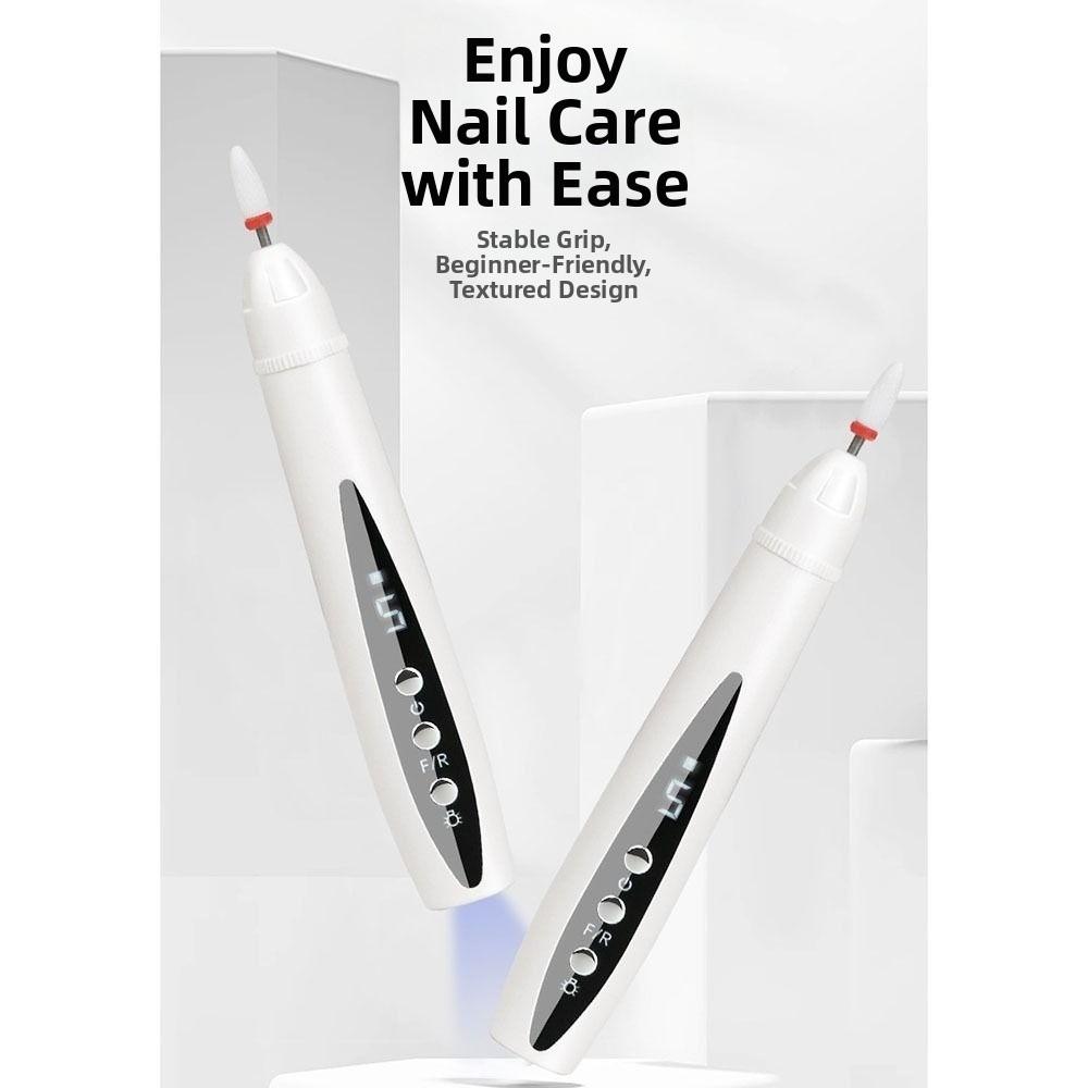 Cordless Nail Drill Machine 2-In-1 Electric Nail Drill UV Nail Polish Remover Nail Art