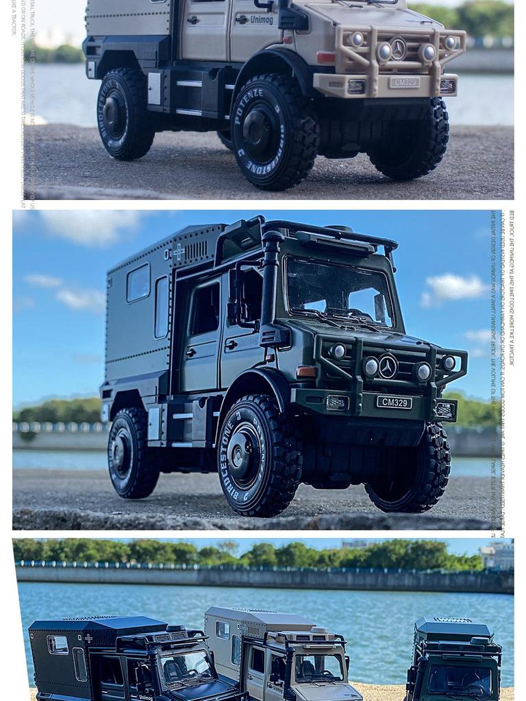 Mercedes-Benz Unimog Off-Road RV Alloy Climber Model (Boxed)