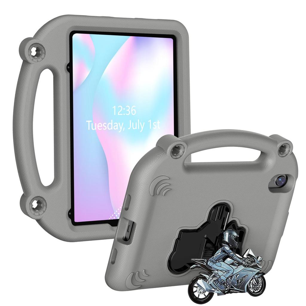 Apple iPad Mini 6/7 (8,3 pouces) Étui pour Tablette Enfant avec Support Dessin Animé Moto