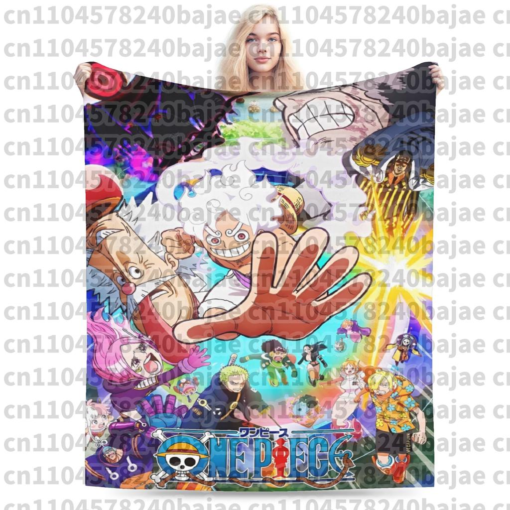 Ace Luffy Sabo One Piece Anime Blankets Flannel Awesome Warm Throw Blanket for Coverlet Autumn/Winter
