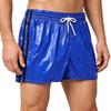 S-3XL Mens Sports Swimming Shorts Waterproof Fabric Elastic Drawstring Waistband Integrated Briefs for Workout Wrestling