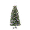 Artificial Christmas Tree with 150 LEDs Green 120 Cm PE and PVC