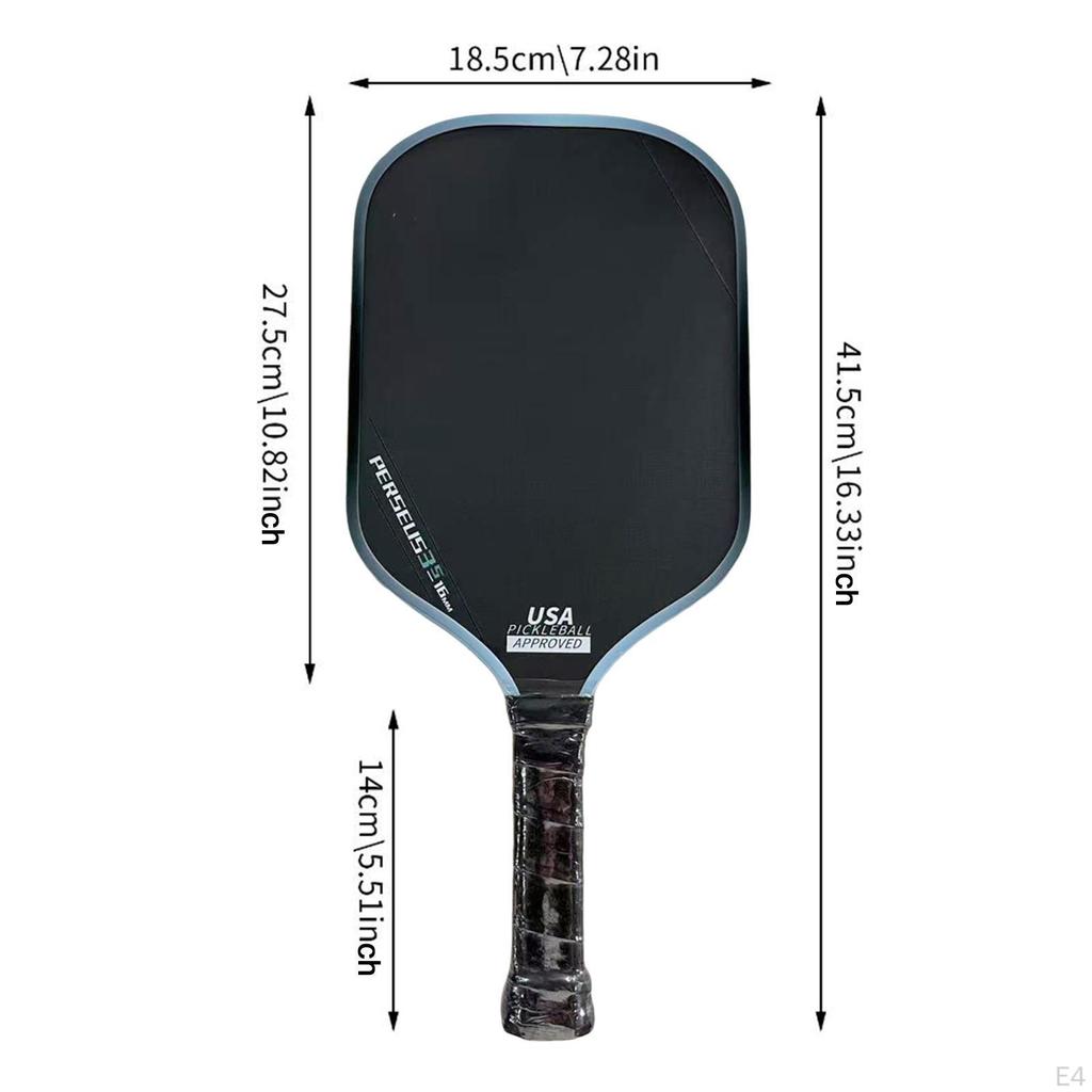 Pickleball Paddle Sturdy Racquet for Practice Playing Competition Without Bag