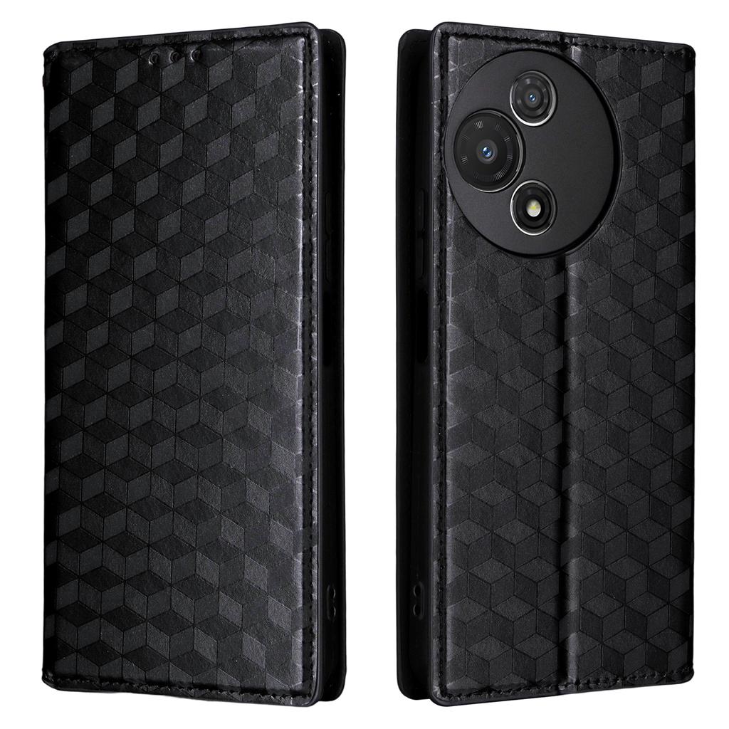 För TCL 60R 5G/60 5G Fodral Plånbok Rombpräglat Läder Telefonskydd