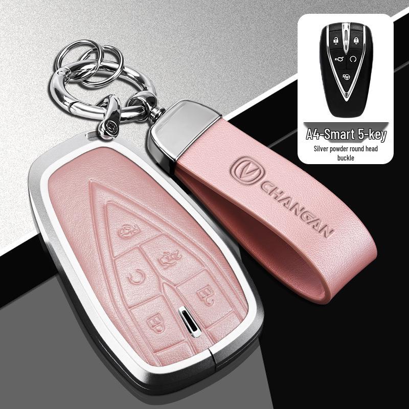 Changan Car Key Cover for Third Gen CS75 Plus, Yidong Plus, CS55, and CS35 Plus