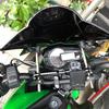 ZCJSZP Motorcycle Parts for Kawasaki Windshield Windscreen Z125Pro Custom Parts Z125, Z750, Z800, Cover,
